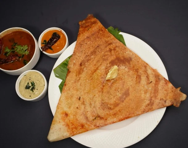 Mysore Masala Dosa - Crispy South Indian crepe at Krishna's Dosa Palace Surrey